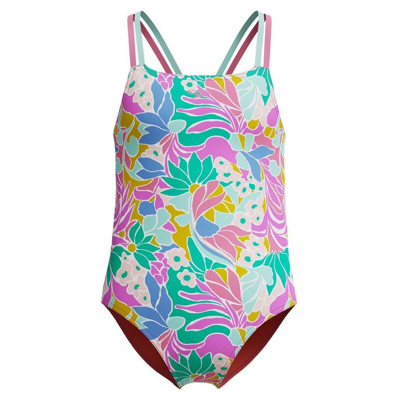 Speedo Maillot de bain une pi&egrave;ce imprim&eacute; &agrave; bretelles pour filles juniors [7-16]