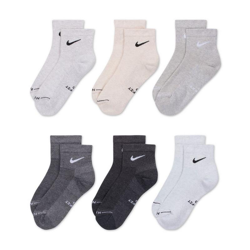 Nike Unisex Everyday Elevated Ankle Sock (6 Pack)