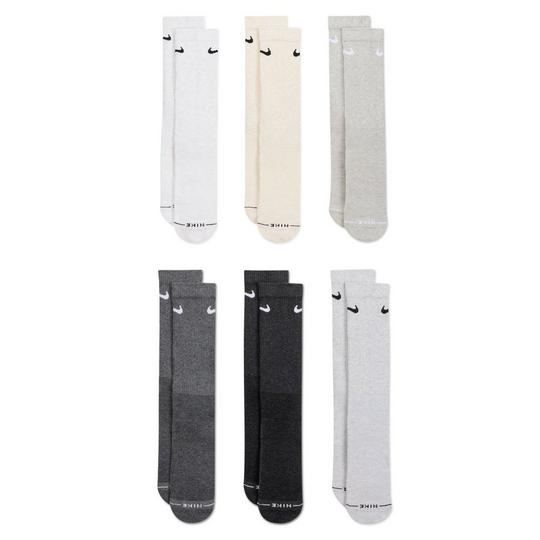 Nike Unisex Everyday Elevated Crew Sock  6 Pack 
