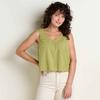 Women s Taj Hemp Button Back Tank Top
