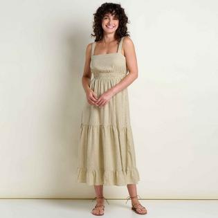 Toad&Co Women's Taj Hemp Tiered Midi Dress