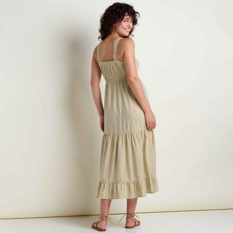 Toad&Co Robe midi &agrave; &eacute;tages Taj en chanvre pour femmes
