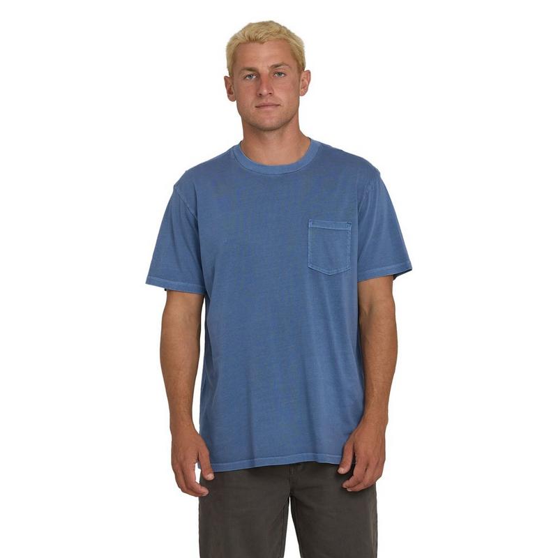 Billabong Men's Essential Pocket Wave Washed Premium Short Sleeve T-Shirt