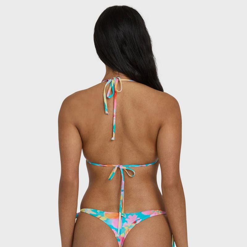 Billabong Women's Pipe Dreams Multi Triangle Bikini Top