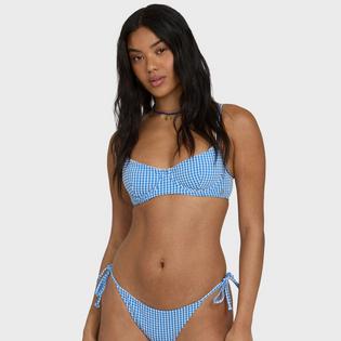 Billabong Women's Mini Wave Check Helena Underwire Bikini Top
