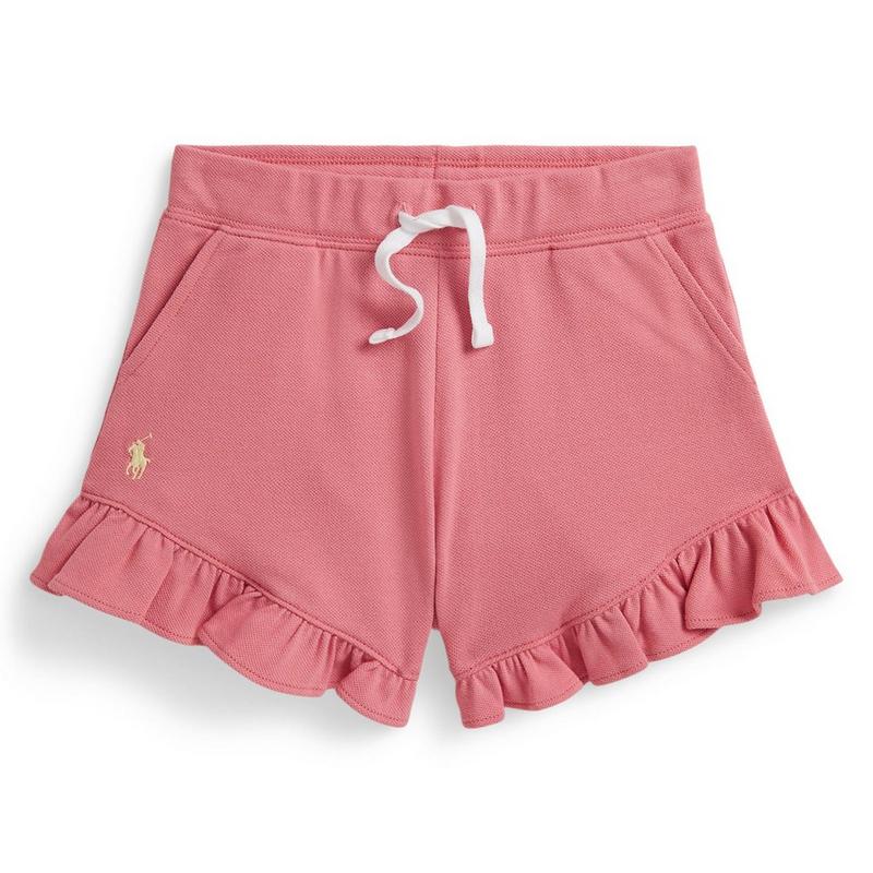 Polo Ralph Lauren Girls' [2-6X] Ruffled Stretch Mesh Short