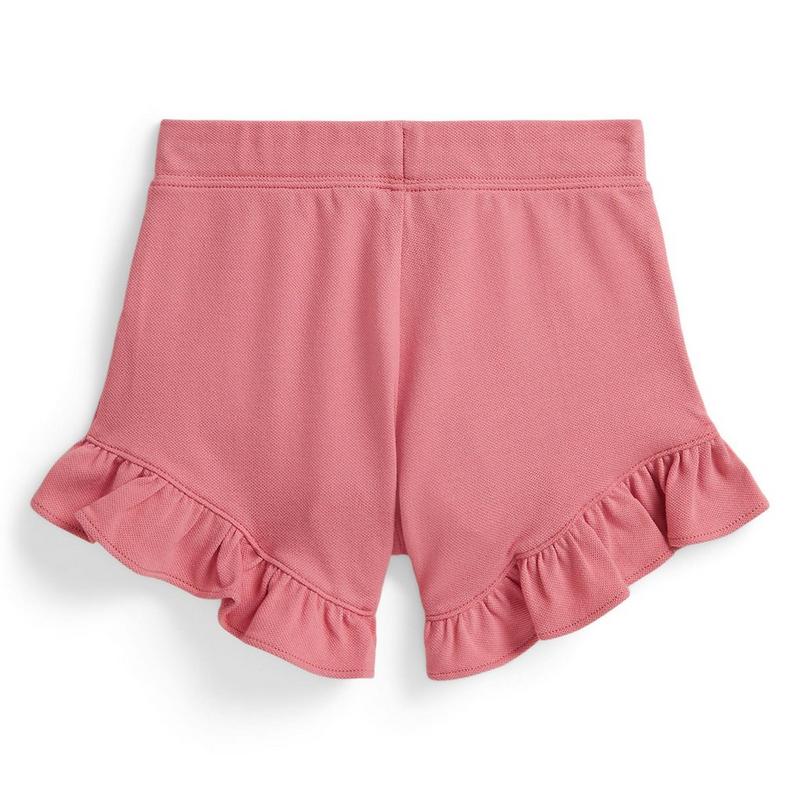 Polo Ralph Lauren Girls' [2-6X] Ruffled Stretch Mesh Short