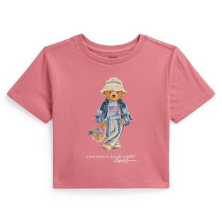 Polo Ralph Lauren Girls' [2-6X] Polo Bear Cotton Jersey Boxy T-Shirt