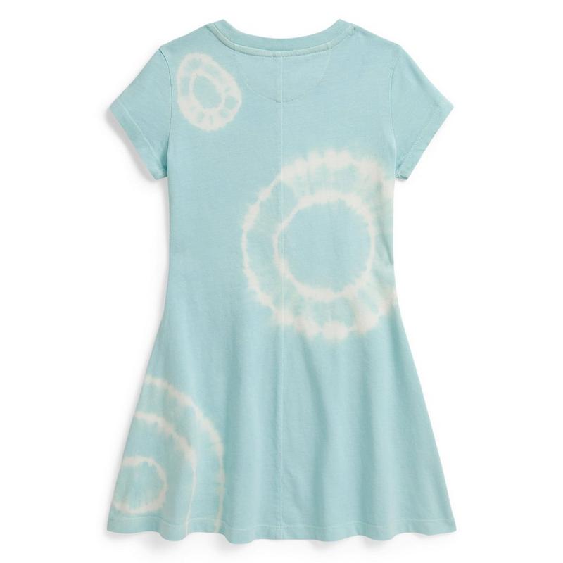 Polo Ralph Lauren Robe en jersey de coton tie-dye Polo Bear pour filles [2-6X]