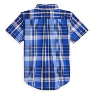 Polo Ralph Lauren Boys' [5-7] Cotton Poplin Short Sleeve Shirt