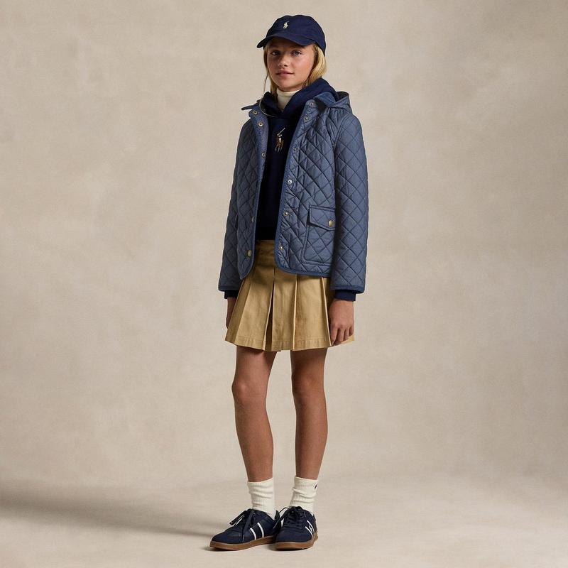 Polo Ralph Lauren Veste de campagne matelass&eacute;e pour filles juniors [7-16]