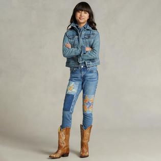 Polo Ralph Lauren Veste en denim style camionneur pour filles juniors [7-16]