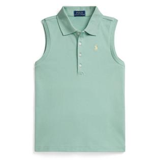 Polo Ralph Lauren Polo sans manches en maille extensible pour filles juniors [7-16]