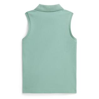 Polo Ralph Lauren Polo sans manches en maille extensible pour filles juniors [7-16]