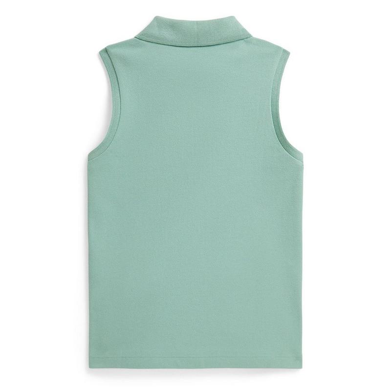Polo Ralph Lauren Polo sans manches en maille extensible pour filles juniors [7-16]