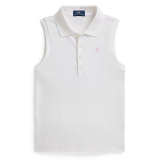 Polo Ralph Lauren Polo sans manches en maille extensible pour filles juniors [7-16]