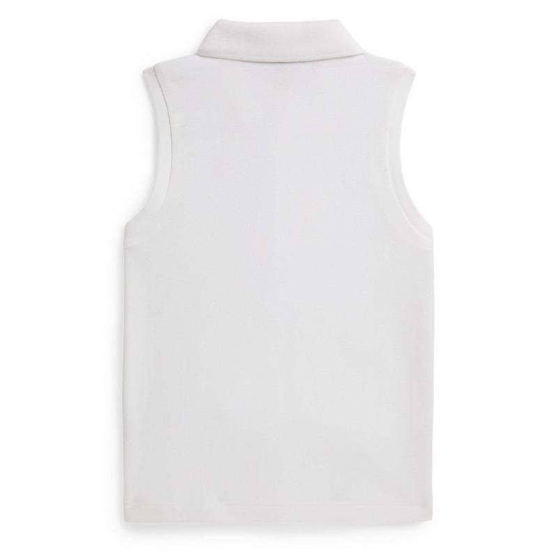 Polo Ralph Lauren Polo sans manches en maille extensible pour filles juniors [7-16]