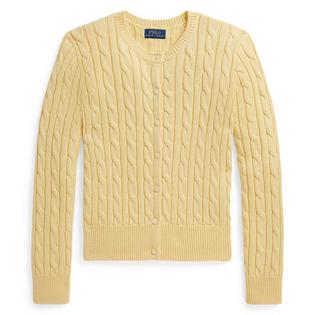 Polo Ralph Lauren Junior Girls' [7-16] Metallic Cable Knit Cardigan