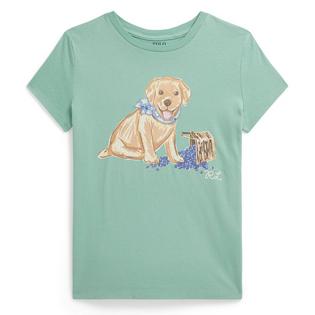 Polo Ralph Lauren Junior Girls' [7-16] Dog-Print Cotton Jersey T-Shirt
