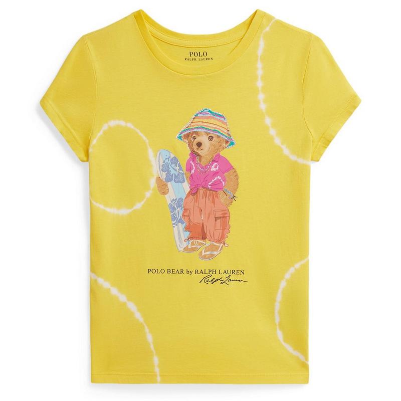 Polo Ralph Lauren Junior Girls' [7-16] Tie-Dye Polo Bear Cotton T-Shirt