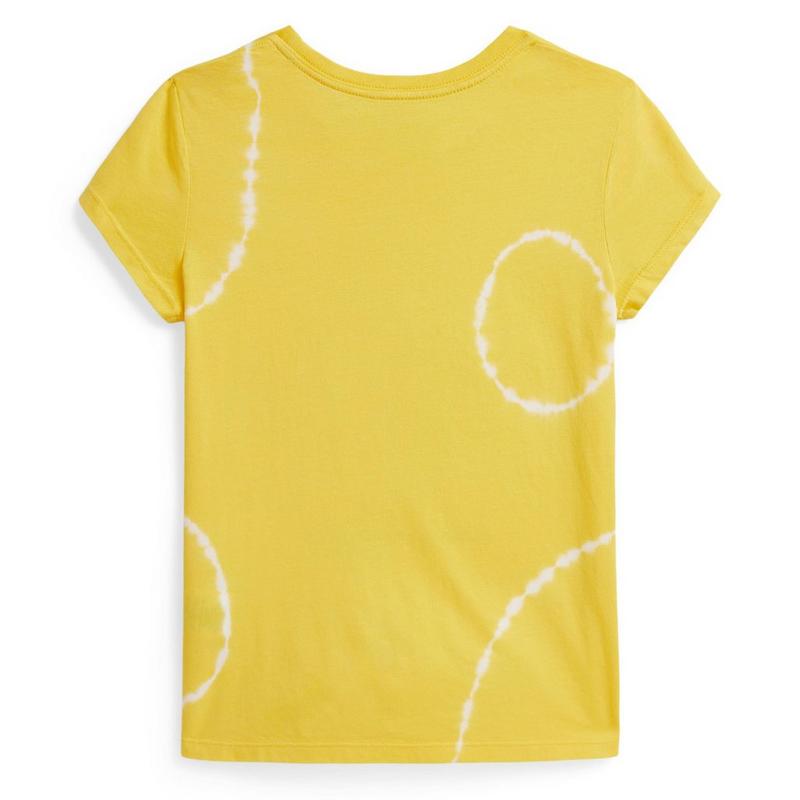 Polo Ralph Lauren Junior Girls' [7-16] Tie-Dye Polo Bear Cotton T-Shirt