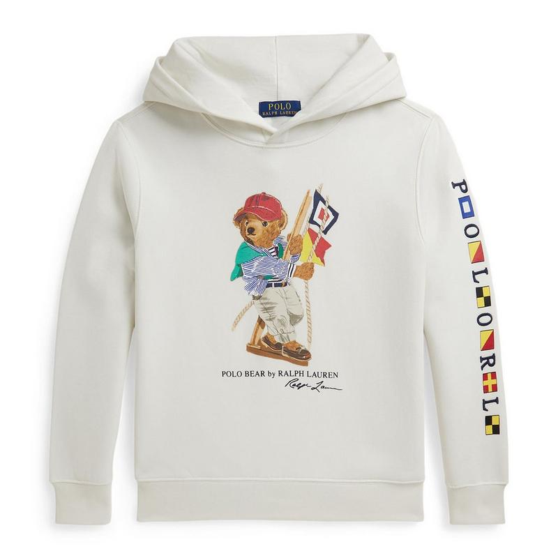 Polo Ralph Lauren Chandail &agrave; capuchon en molleton Polo Bear pour gar&ccedil;ons juniors [8-20]