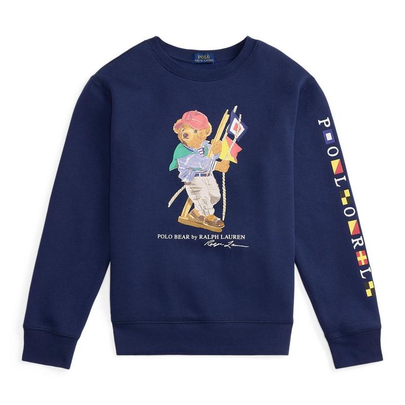 Polo Ralph Lauren Chandail en molleton Polo Bear pour gar&ccedil;ons juniors [8-20]