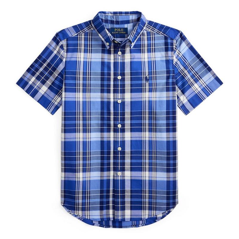 Polo Ralph Lauren Chemise &agrave; manches courtes en popeline de coton pour gar&ccedil;ons juniors [8-20]