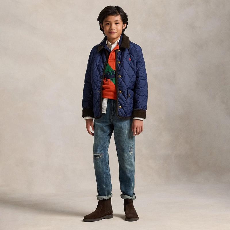 Polo Ralph Lauren Veste de campagne &agrave; capuchon pour gar&ccedil;ons juniors [8-20]