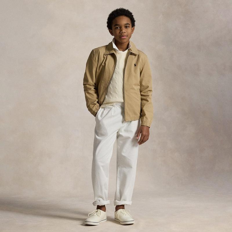 Polo Ralph Lauren Veste Bayport en popeline de coton pour gar&ccedil;ons juniors [8-20]