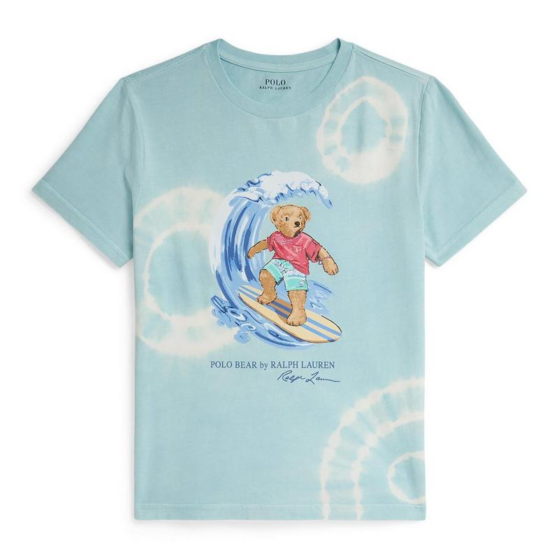Polo Ralph Lauren Junior Boys' [8-20] Tie-Dye Polo Bear Cotton T-Shirt