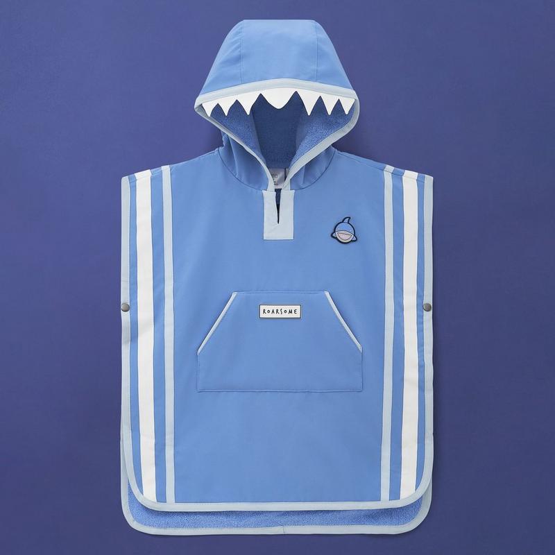 Roarsome Poncho-serviette Reef the Shark pour enfants [1-10]
