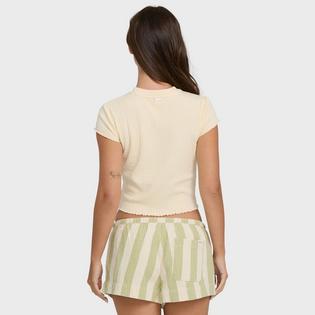 Billabong Women's Shelly Short Sleeve Knit T-Shirt