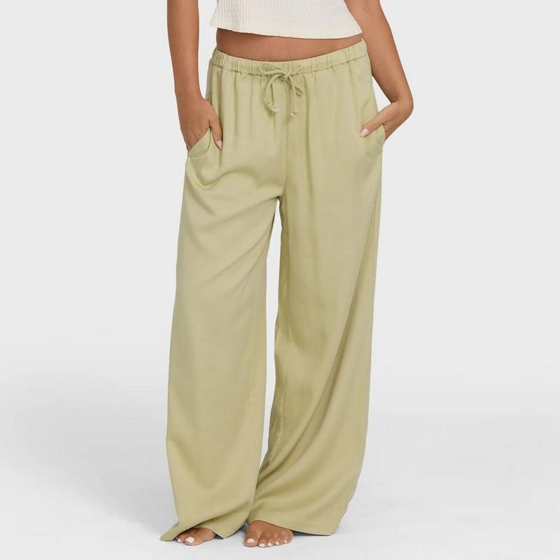 Billabong Pantalon Wanderer de couleur unie pour femmes
