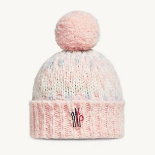Moncler Grenoble Tuque jacquard en m&eacute;lange de laine avec pompon pour juniors [8-14]