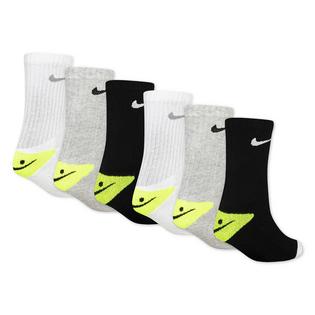 Nike Kids' Smiley Crew Sock (6 Pack)
