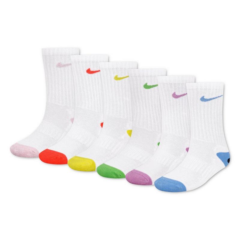 Nike Chaussettes mi-mollet Smiley pour enfants (paquet de 6)