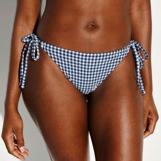 Knix Women's Seersucker Sculpt String Bikini Bottom