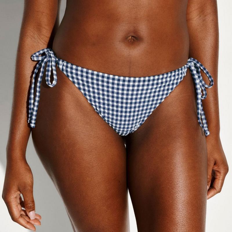 Knix Bas de bikini &agrave; cordons en seersucker Sculpt pour femmes