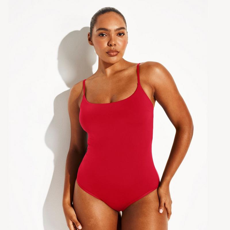 Knix Women's Leakproof Sculpt Classic One-Piece Swimsuit