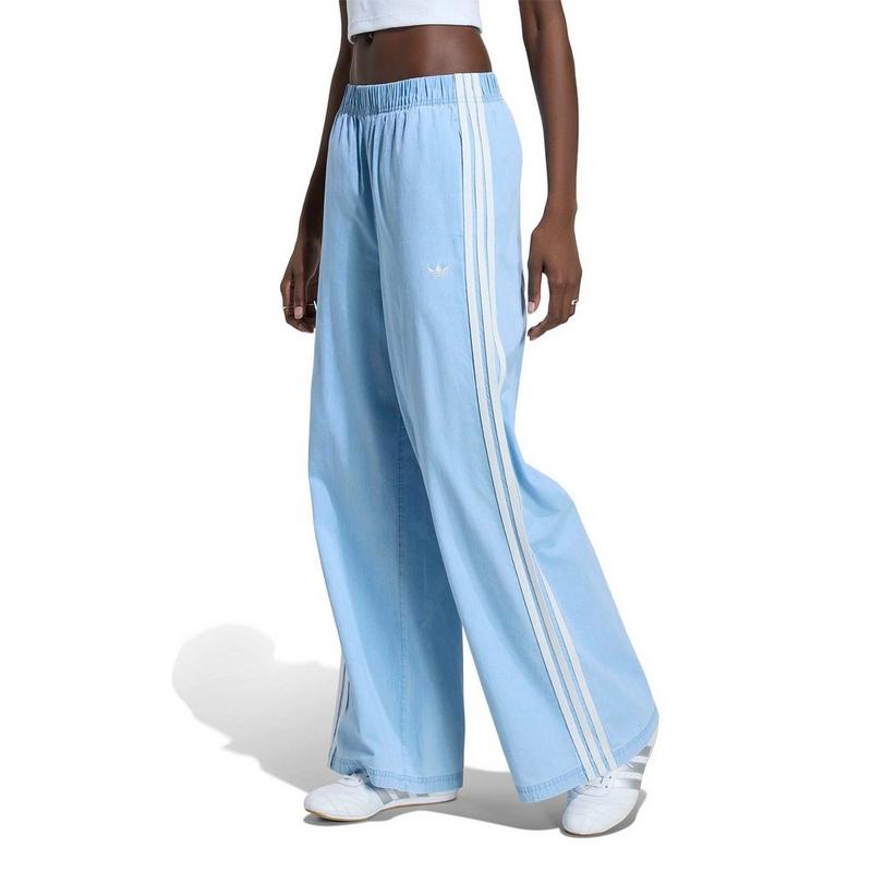 adidas Originals Pantalon en denim l&eacute;ger Summer Glow &agrave; jambe large pour femmes