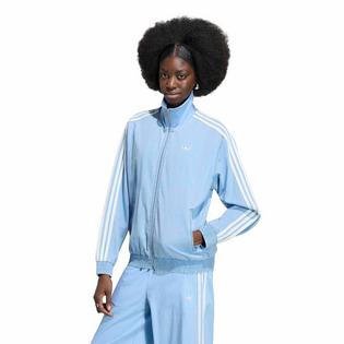 adidas Originals Veste de surv&ecirc;tement en denim Firebird Summer Glow pour femmes