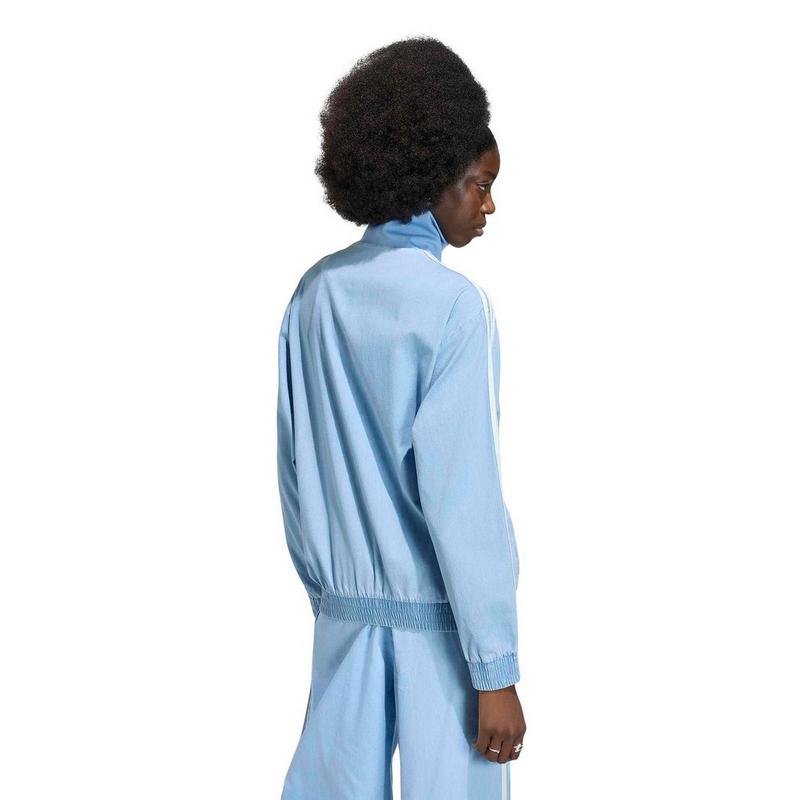 adidas Originals Veste de surv&ecirc;tement en denim Firebird Summer Glow pour femmes