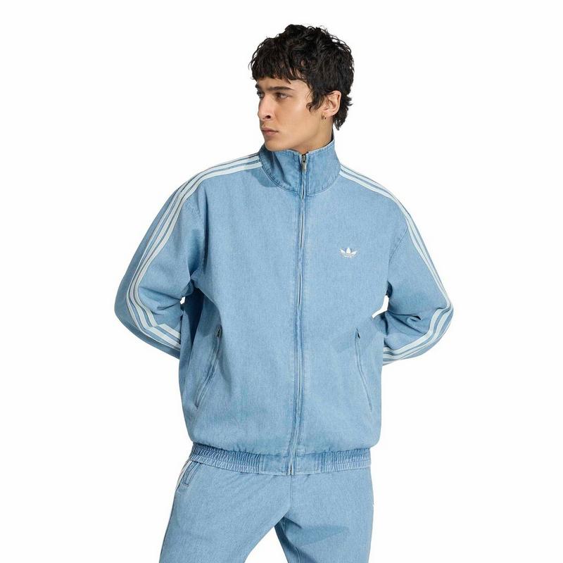 adidas Originals Veste de surv&ecirc;tement en denim Firebird Summer Glow pour hommes