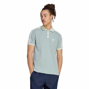 adidas Originals Polo en tricot gaufr&eacute; Summer Glow pour hommes