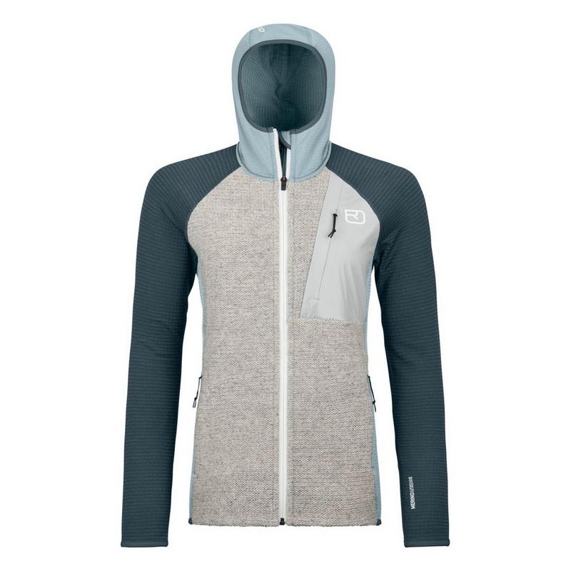 Ortovox Veste &agrave; capuchon en tricot classique GP Fleece pour femmes