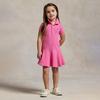 Robe polo en maille extensible pour filles  2-6X 