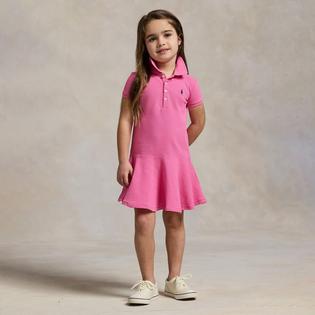 Polo Ralph Lauren Girls' [2-6X] Stretch Mesh Polo Dress