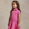 Robe polo en maille extensible pour filles  2-6X 