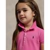 Robe polo en maille extensible pour filles  2-6X 